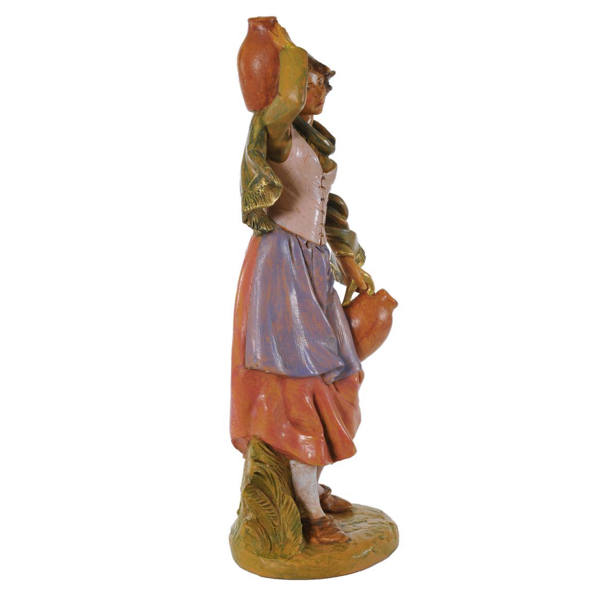 Statua presepe 30 cm pastorella brocche