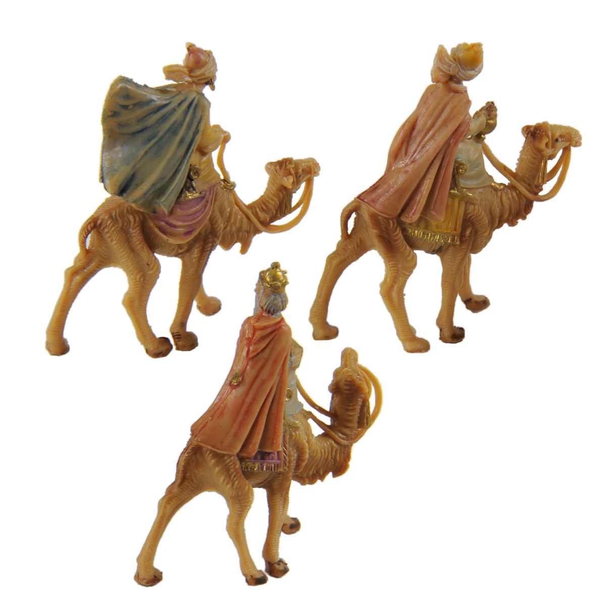 Statua presepe 4 cm re magi cammello