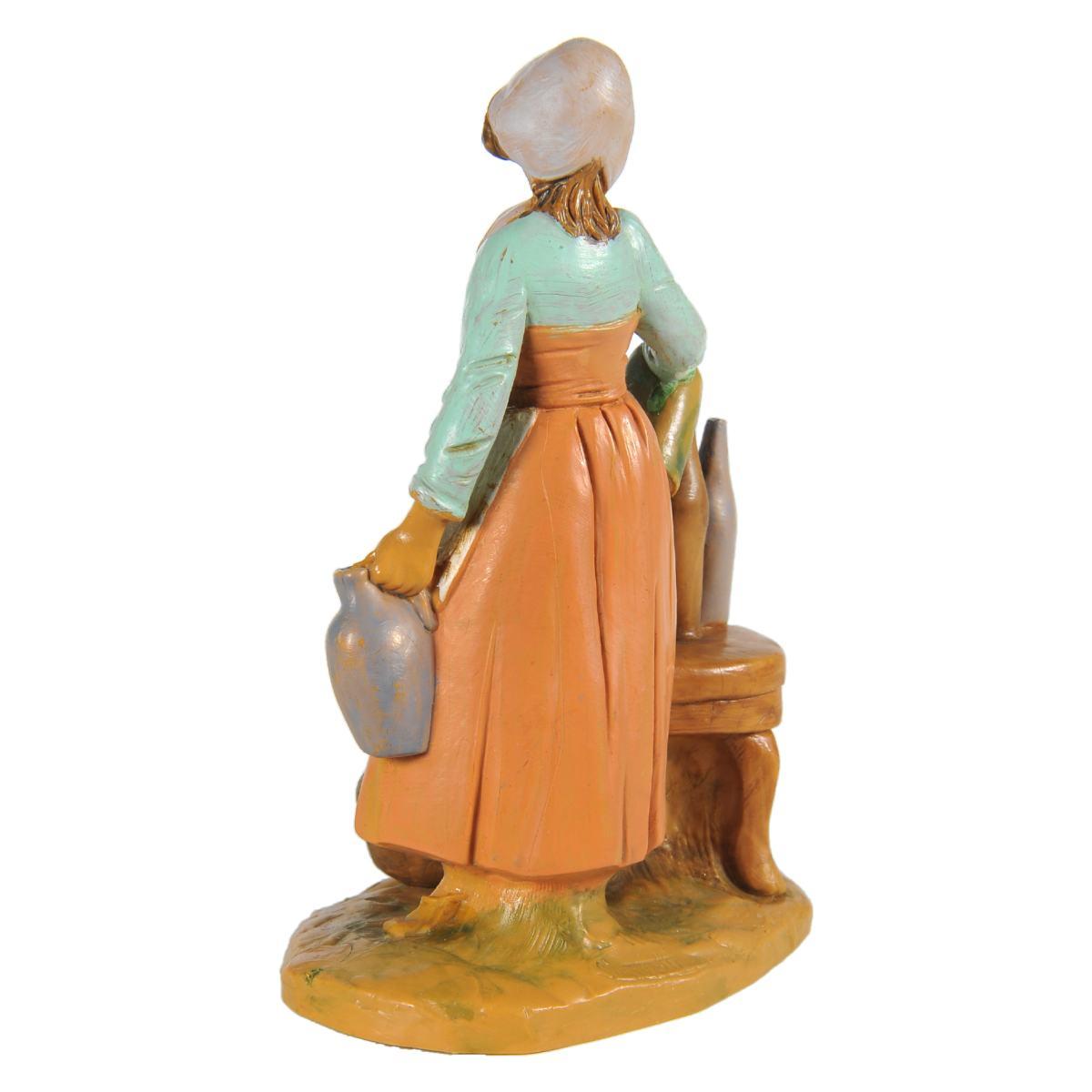 Statua presepe 12 cm vetraia vasi bottiglie