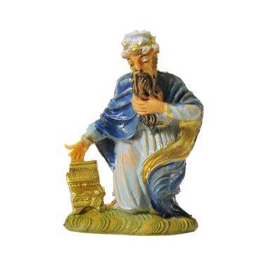 Statua presepe 4 cm re magio gaspare