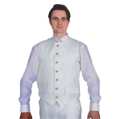 Costume gilet bianco