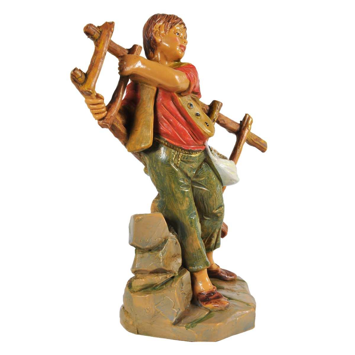 Statua presepe 12 cm pastorello scala