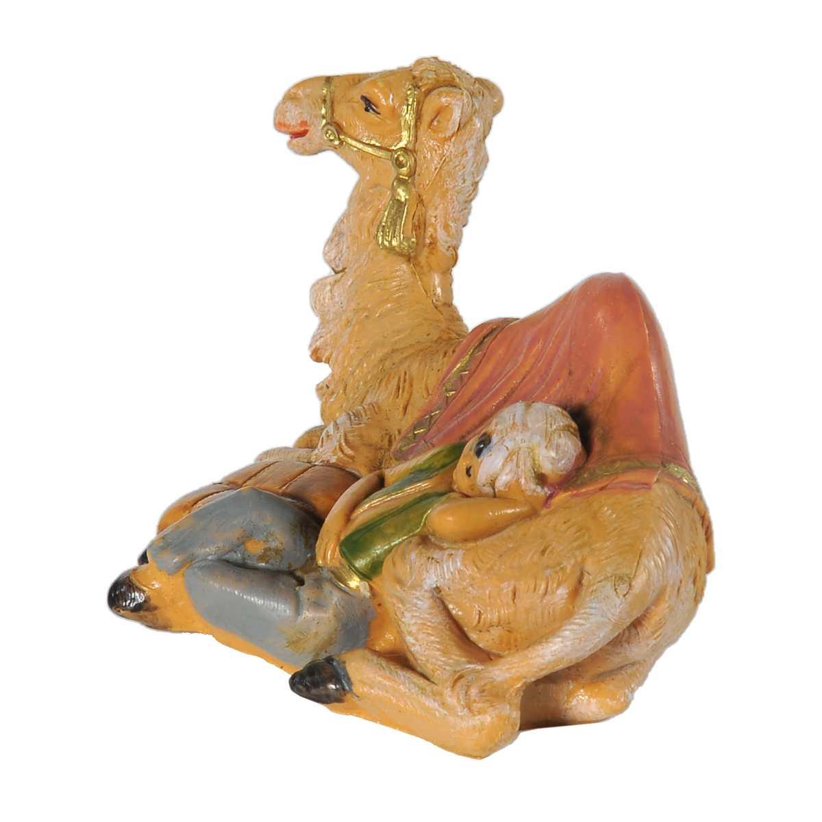 Statua presepe 6.5 cm cammelliere cammello