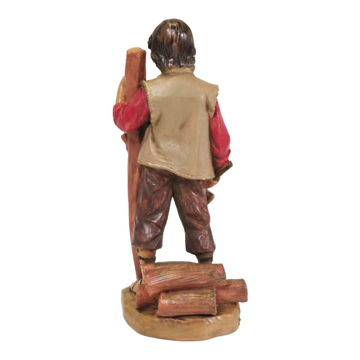 Statua presepe 12 cm boscaiolo jude