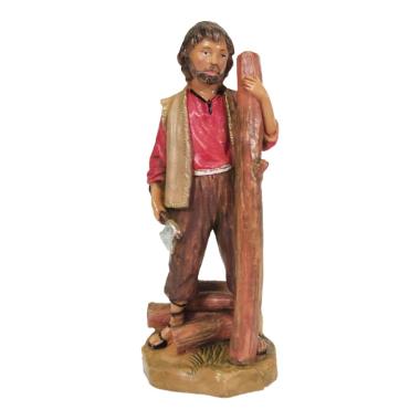Statua presepe 12 cm boscaiolo jude