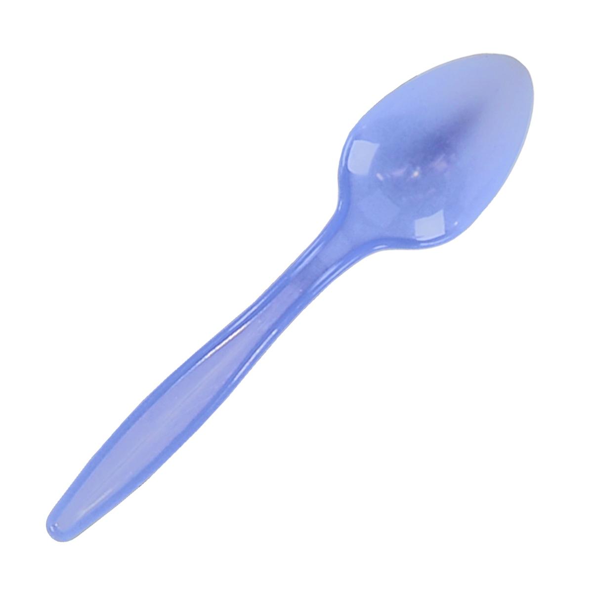 Posate party cucchiaino pvc azzurro 30 pz