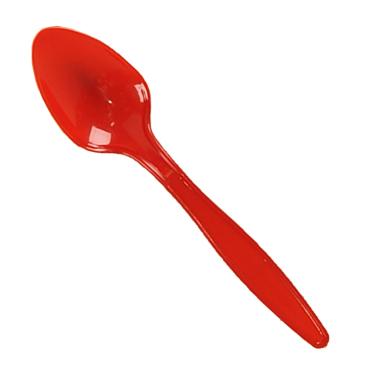 Posate party cucchiaino pvc rosso 30 pz