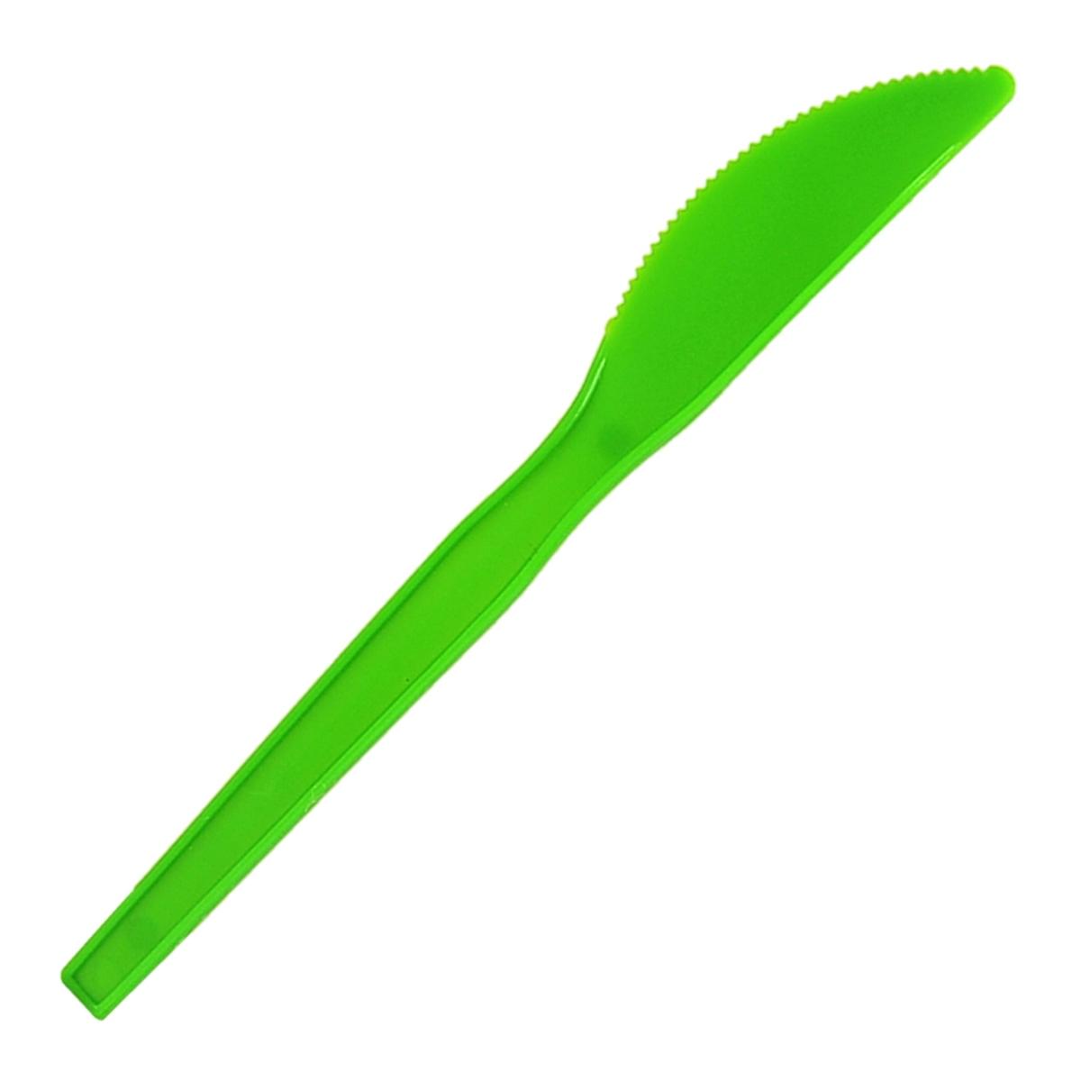 Posate party coltello pvc verde coccinella 30 pz