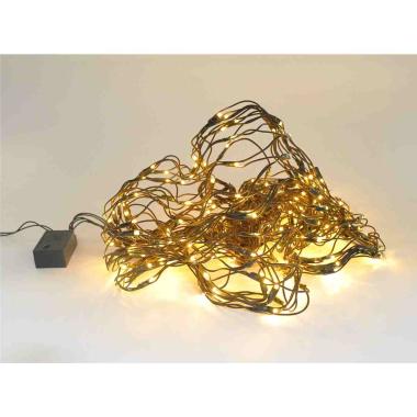 Luci di natale interno 280 mantello anello rete bianco caldo