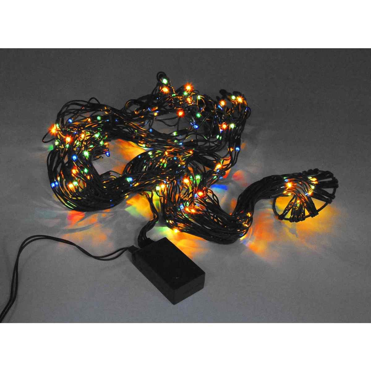 Luci di natale interno 280 mantello anello rete multicolor
