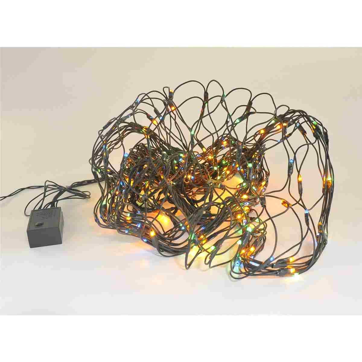 Luci di natale interno 320 mantello anello rete multicolor