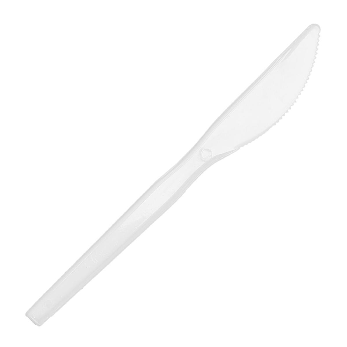 Posate party coltello pvc bianchi coccinella 30 pz