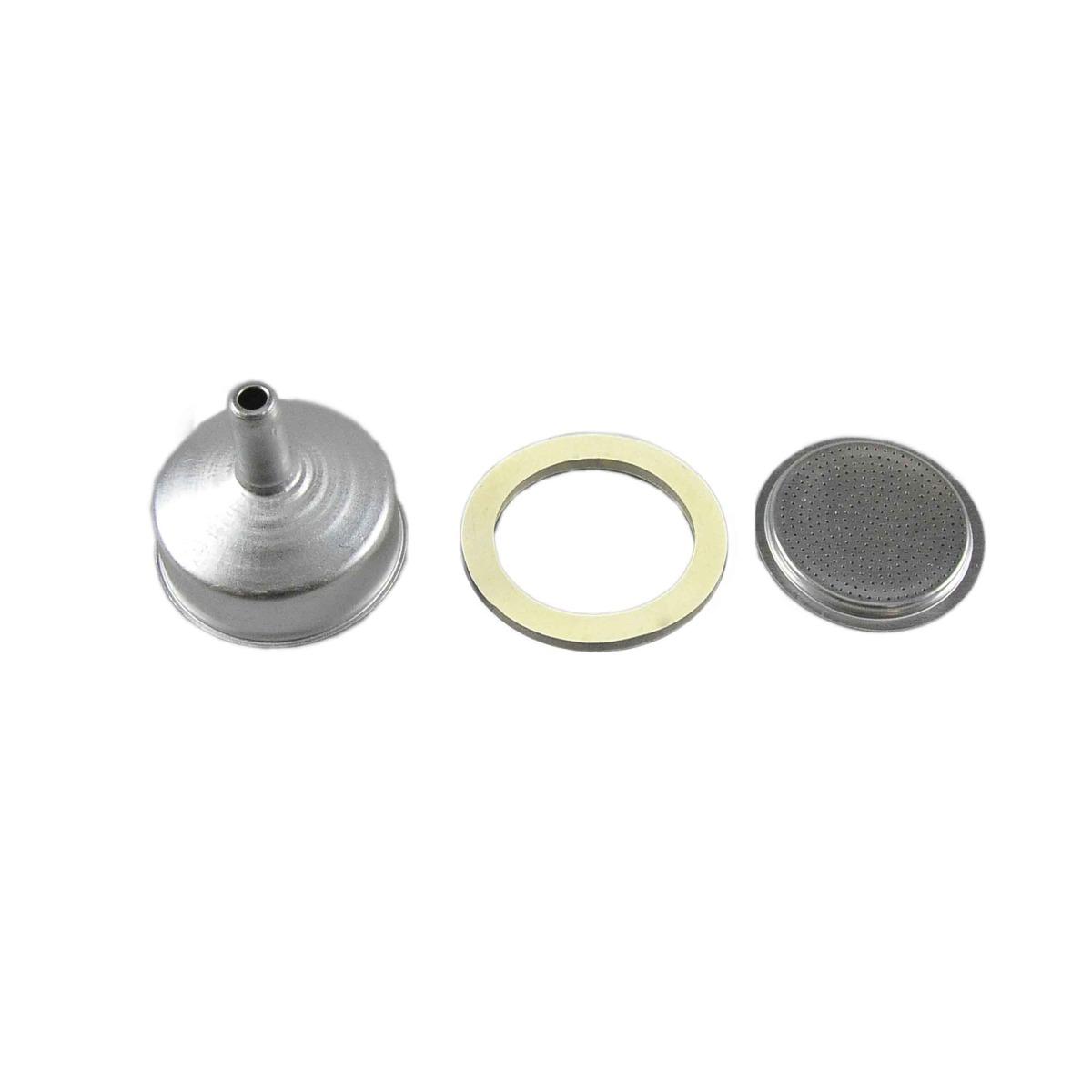 Guarnizione Moka Caffè 3 Tazze pz.3 con Filtro Imbuto | M2 Store