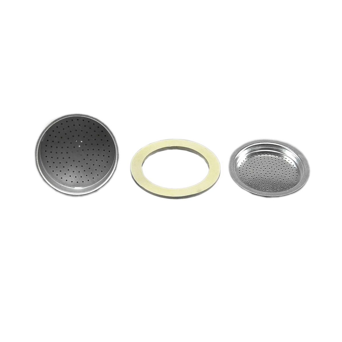 Guarnizione Moka Caffè 3 Tazze pz.3 con Filtro Imbuto | M2 Store
