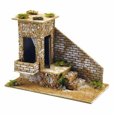 Casetta presepe torretta