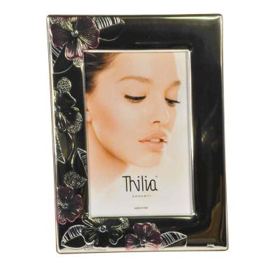 Cornice arg thilia fiori 10 x 15 cm