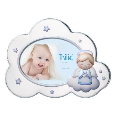 Cornice arg thilia azzurra angelo 13 x 18 cm