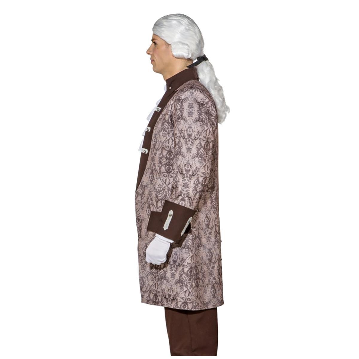 Giacca barone marrone damascata