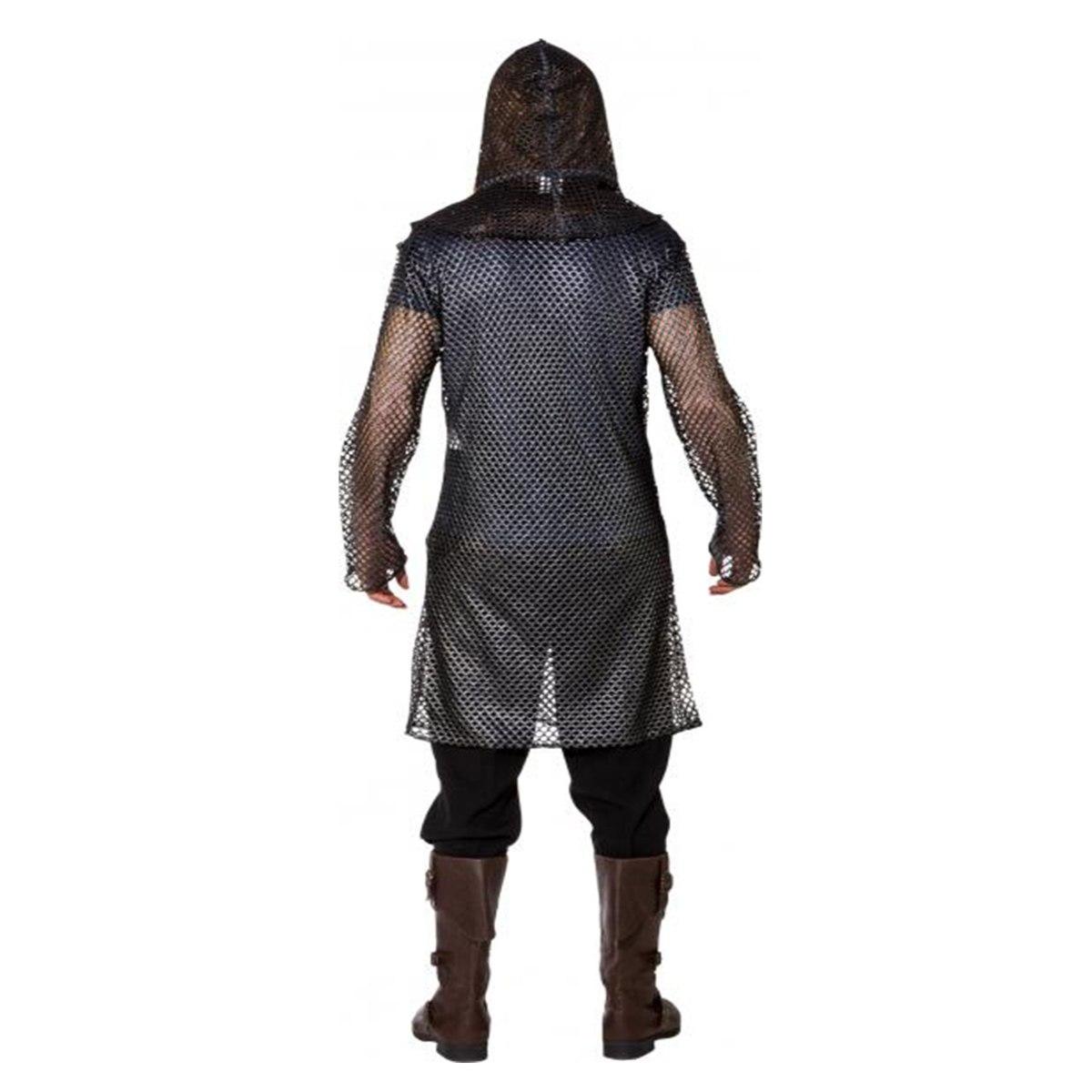 Costume cavaliere catena cappuccio modello a