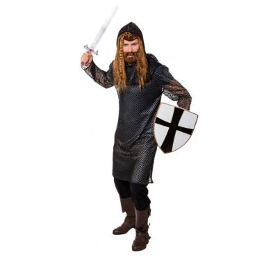 Costume cavaliere catena cappuccio modello a