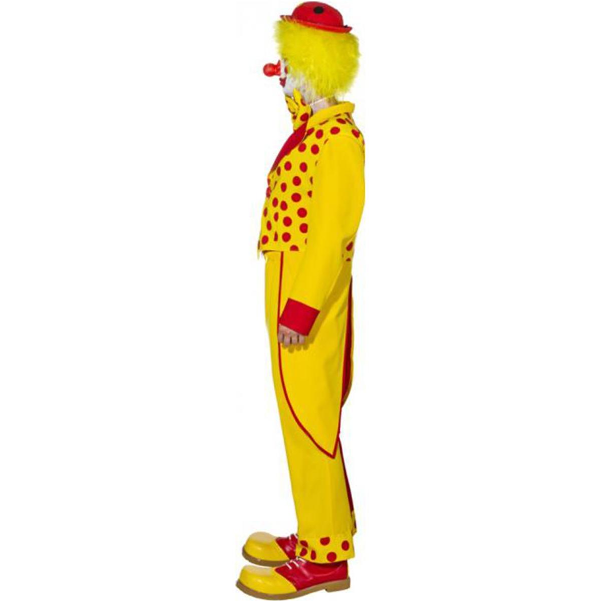 Costume clown giallo rosso