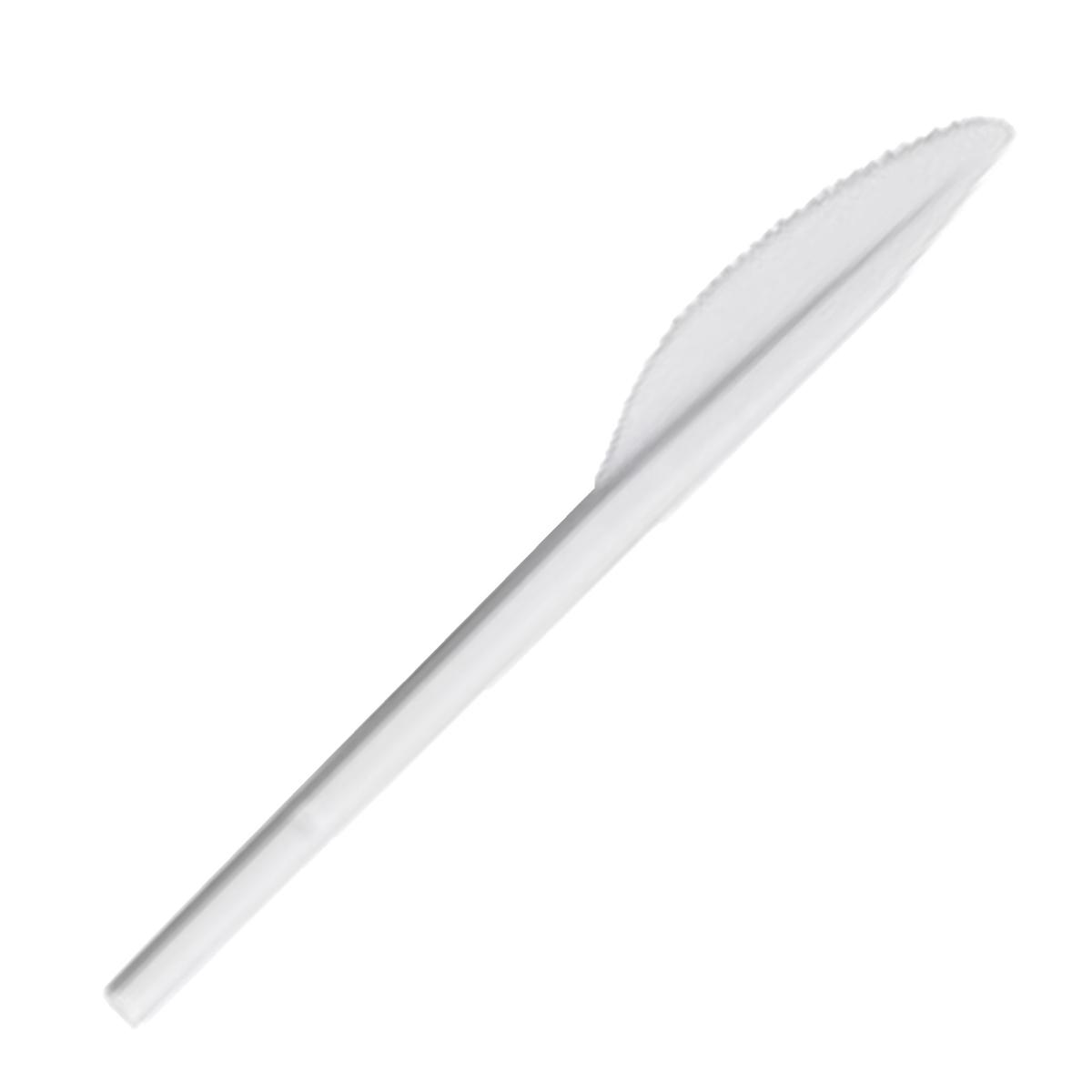 Posate party coltello pvc bianchi alca 20 pz
