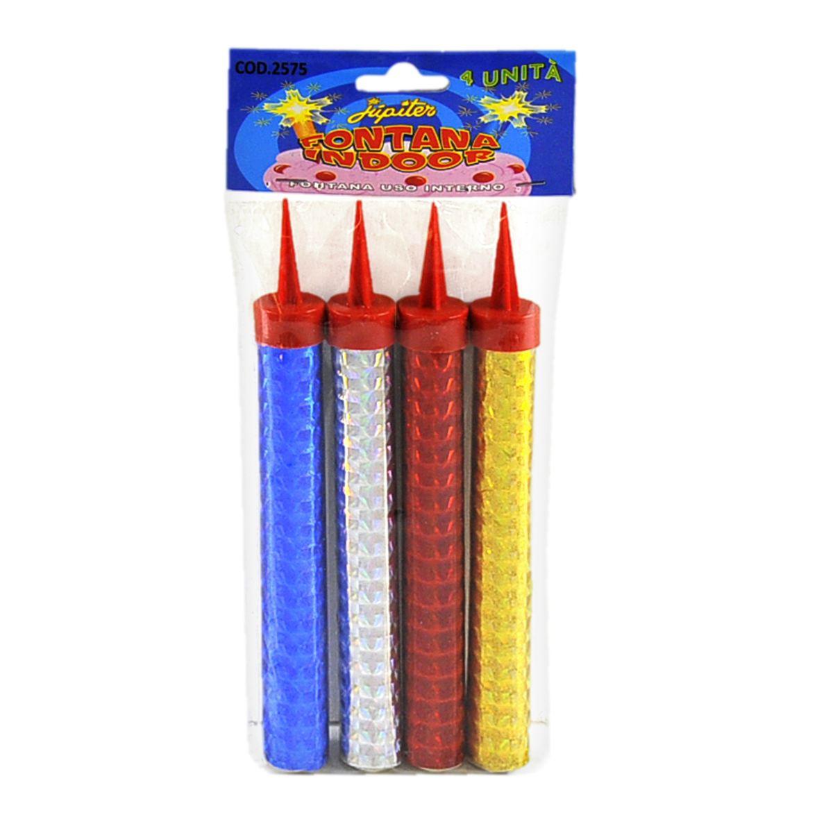 Candelina fontana indoor 4 pz