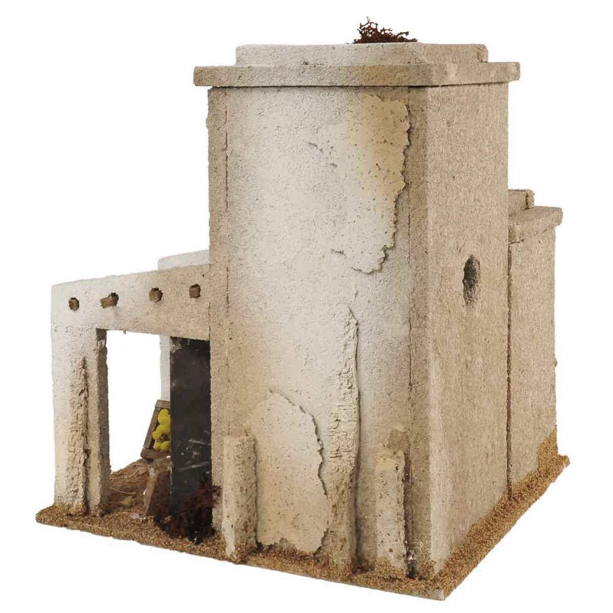 Minareto presepe arabo bottega frutta