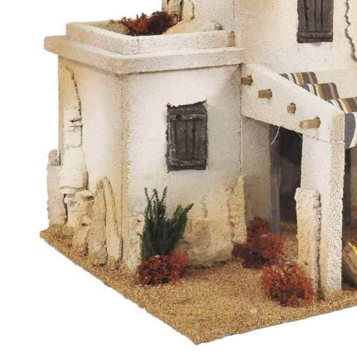 Minareto presepe arabo bottega frutta