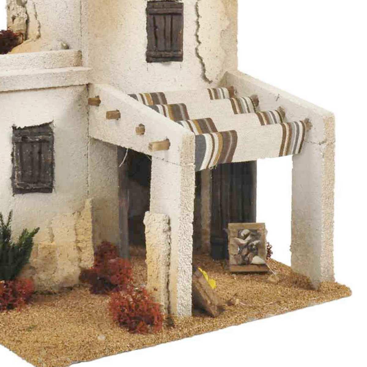 Minareto presepe arabo bottega frutta