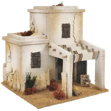 Minareto presepe arabo bottega frutta