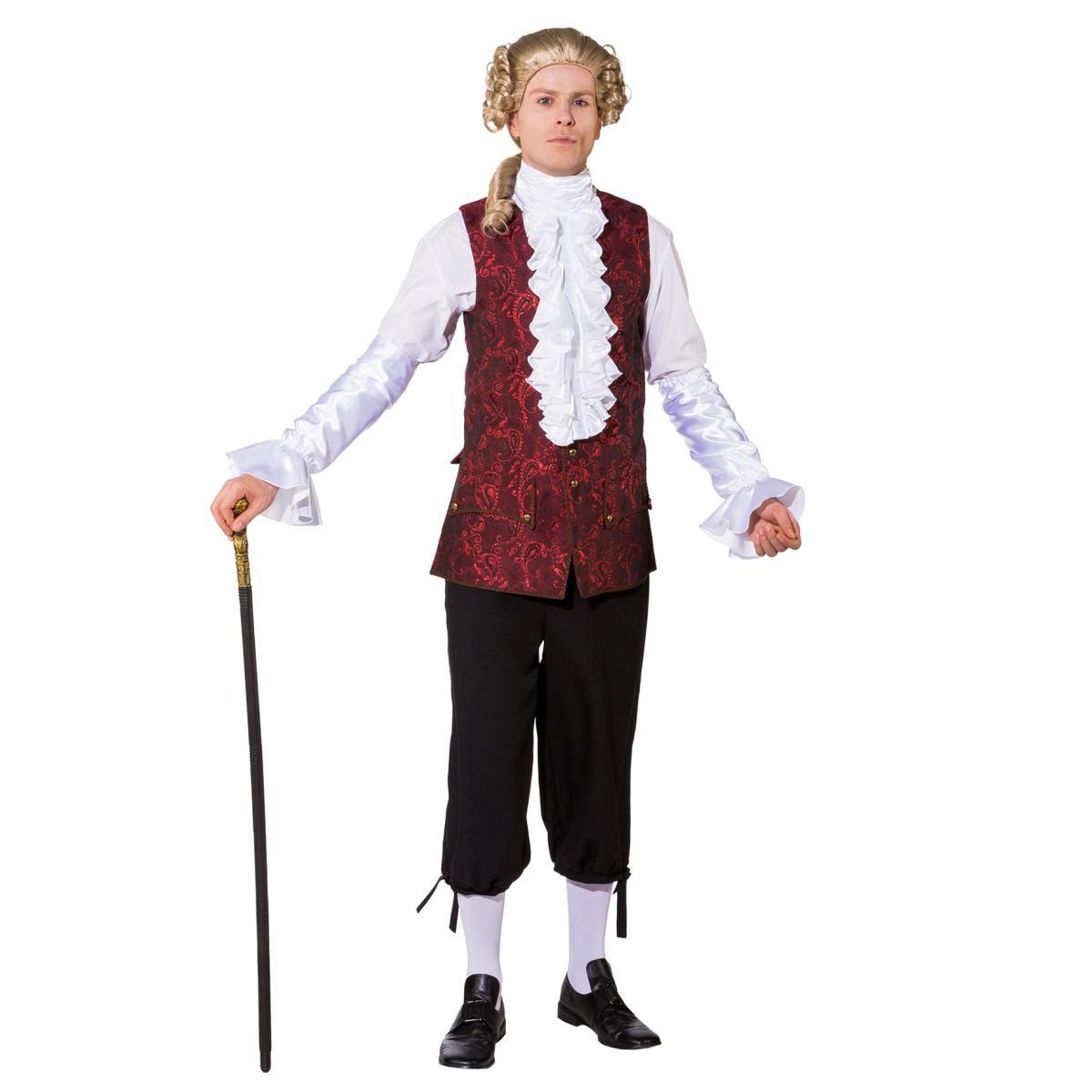 Costume gilet damascato bordeaux