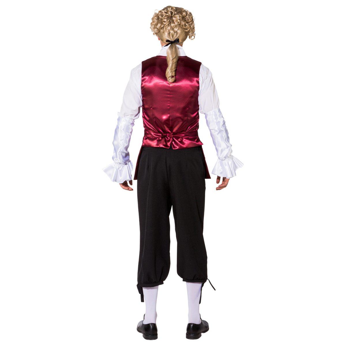 Costume gilet damascato bordeaux