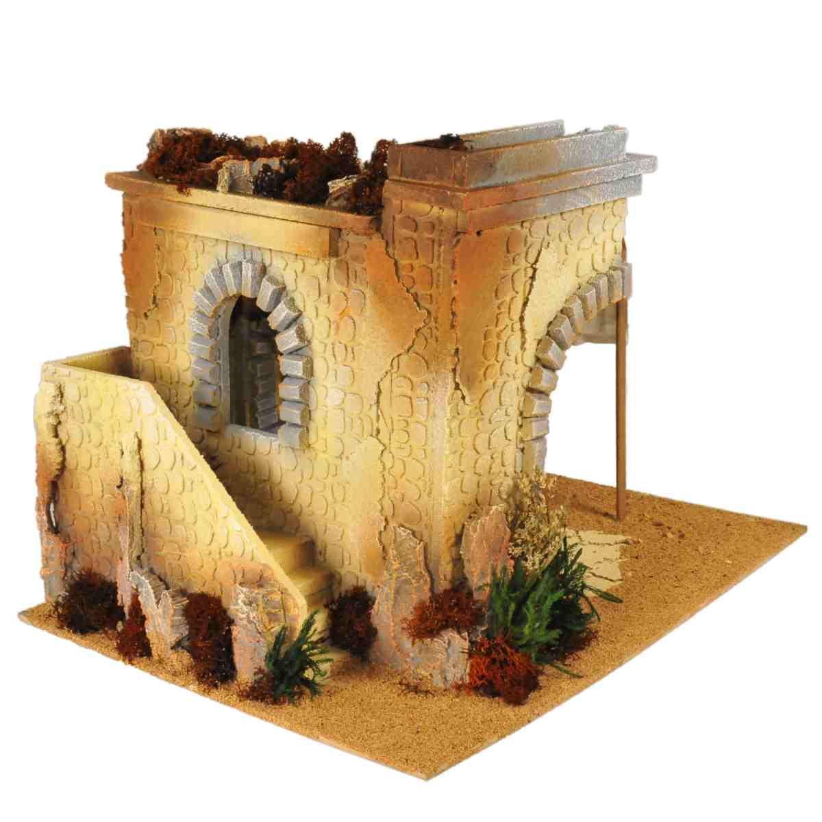 Capanna presepe legno araba