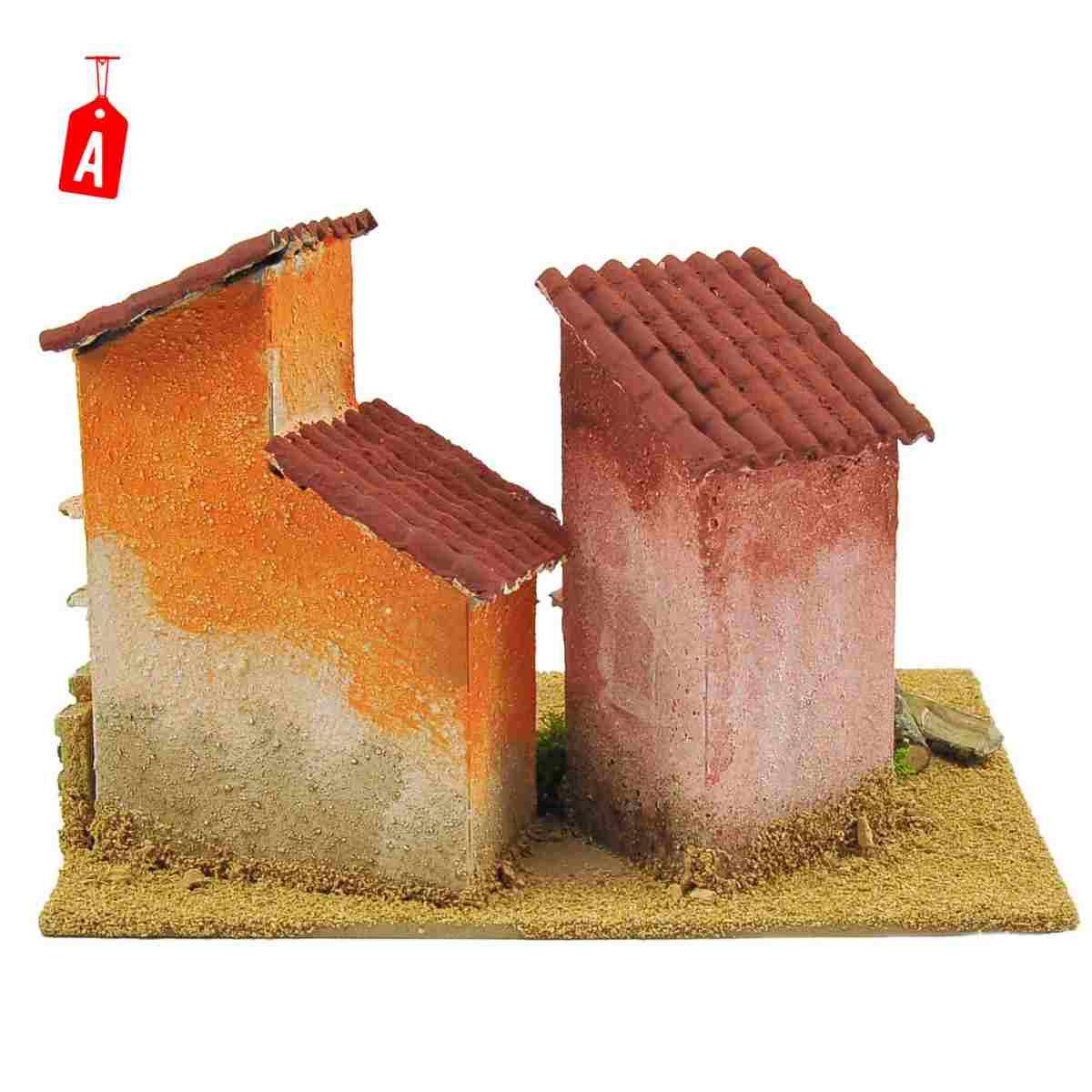 Casetta presepe doppia