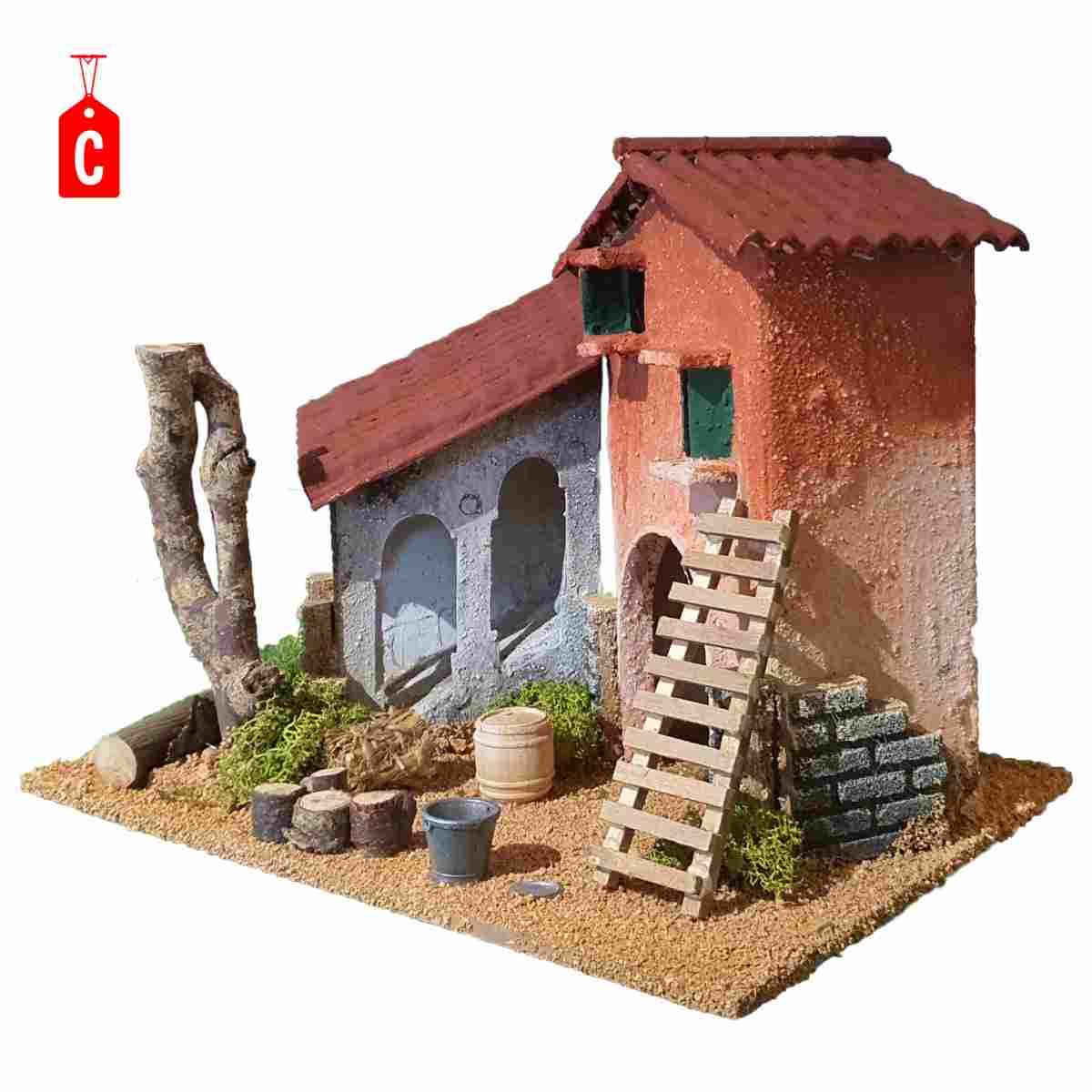 Casetta presepe doppia