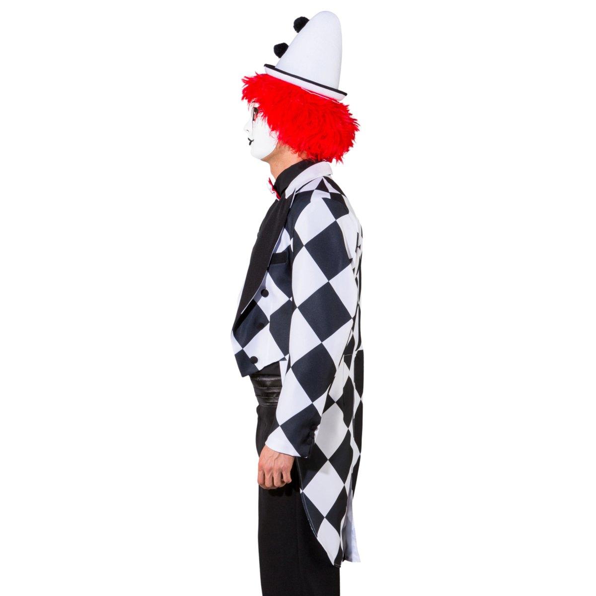 Giacca frac pierrot scacchi
