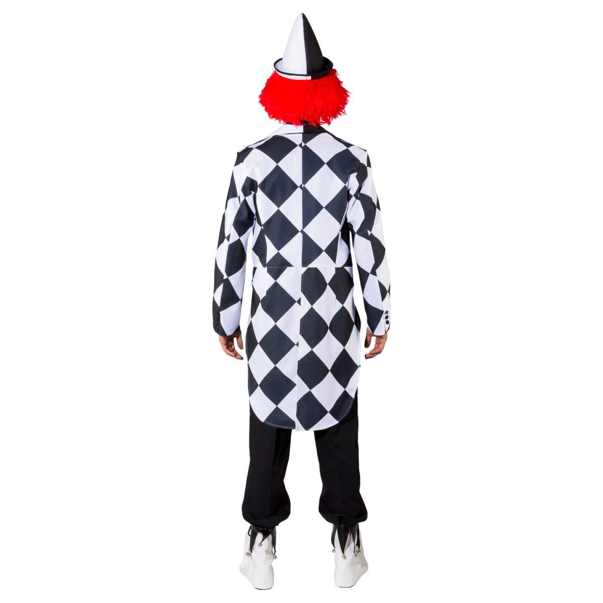 Giacca frac pierrot scacchi