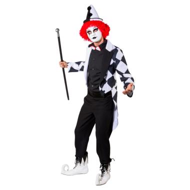 Giacca frac pierrot scacchi