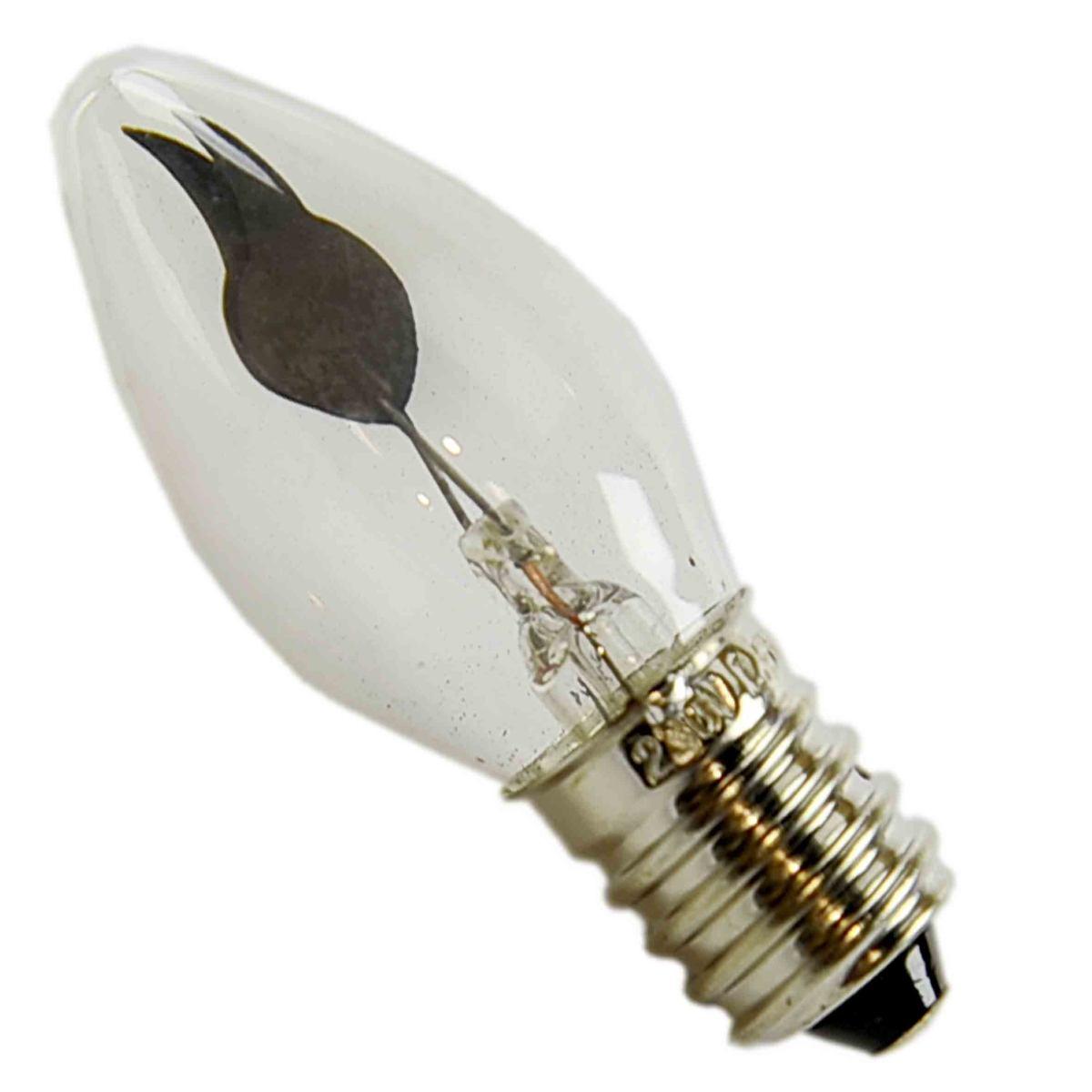 Lampadina presepe e12 oliva effetto fuoco 1 5 220v modello w