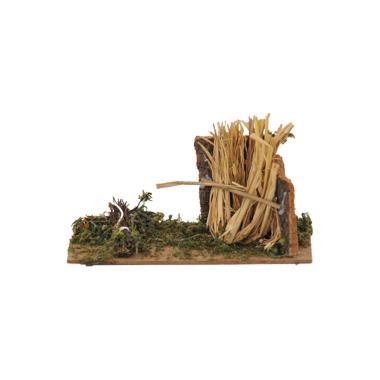 Ambientazione presepe paglia
