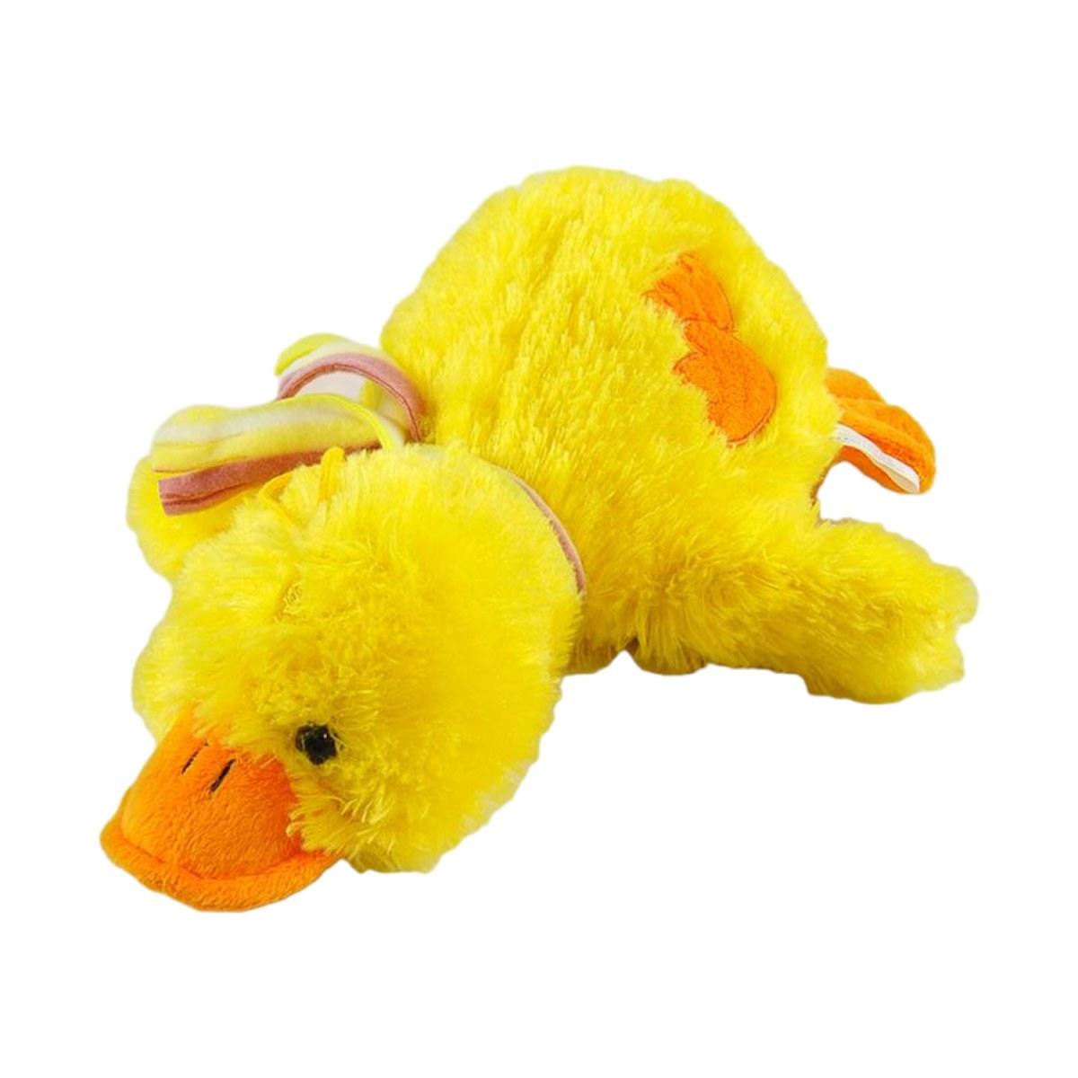 Peluche papera sdraiata 32 cm