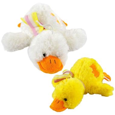 Peluche papera sdraiata 32 cm