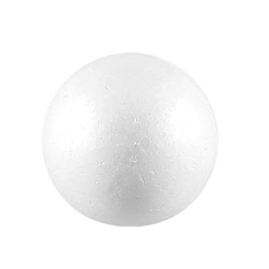 Pallina natalizia polistirolo bianco Set 2 pz