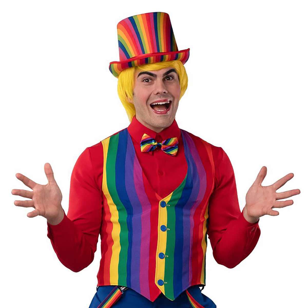 Costume gilet righe arcobaleno