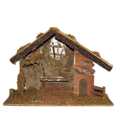 Capanna presepe legno