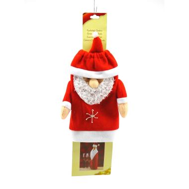 Copri bottiglie natalizio babbo natale 1 posto