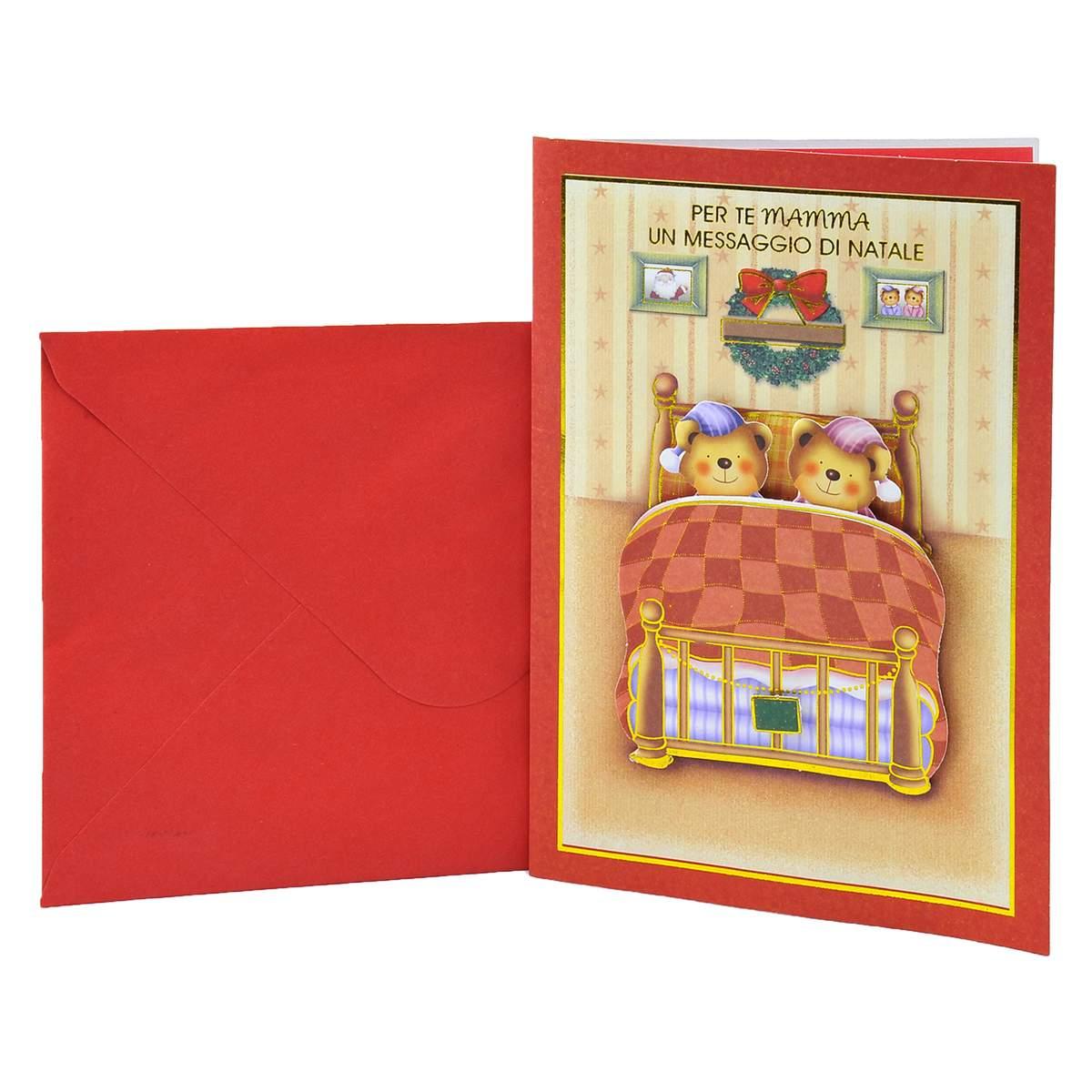 Biglietto natale per te mamma