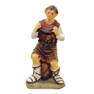 Statua presepe 9 cm pastore fetta di anguria