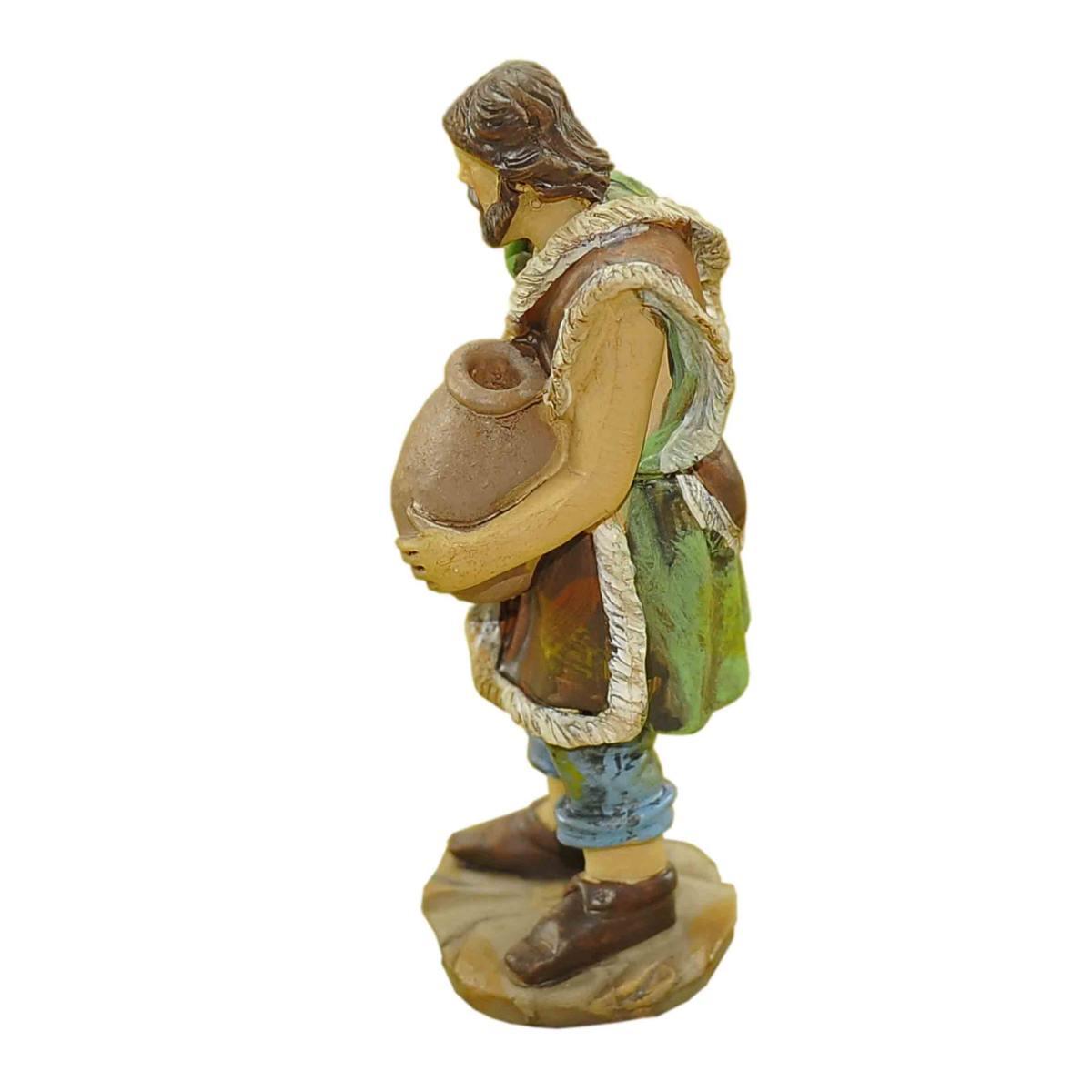 Statua presepe 15 cm pastore brocca